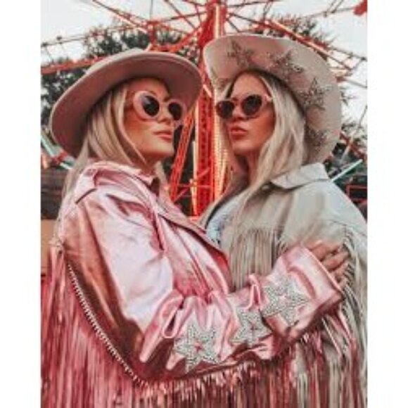 Kelsey Randall x REVOLVE Stars Hat in Ivory One SIze New Womens Cowboy Western - Picture 12 of 16